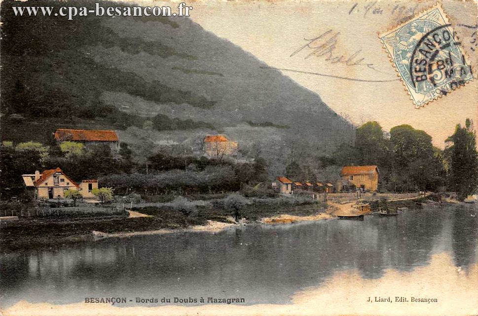 BESANÇON - Bords du Doubs à Mazagran